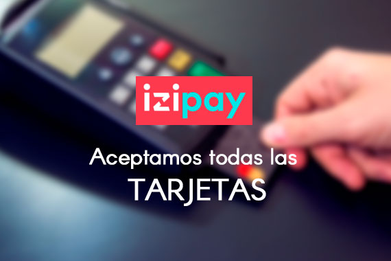 Aceptamos todas las Tarjetas